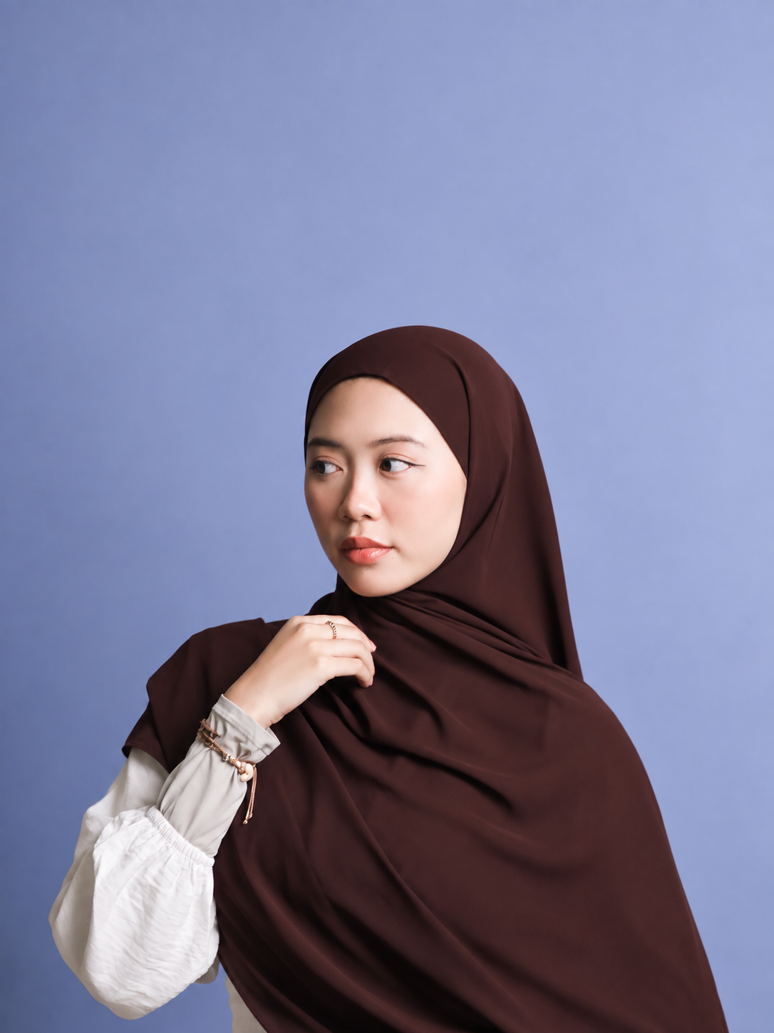 Signature Curved Pearl Chiffon Shawl (launching 01/10 hehe)