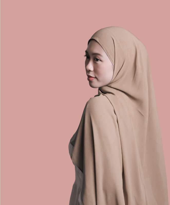 Signature Curved Pearl Chiffon Shawl (launching 01/10 hehe)