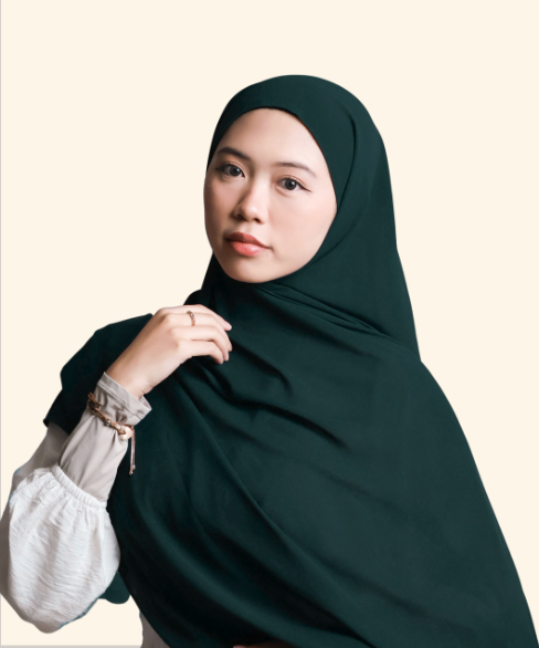 Signature Curved Pearl Chiffon Shawl (launching 01/10 hehe)